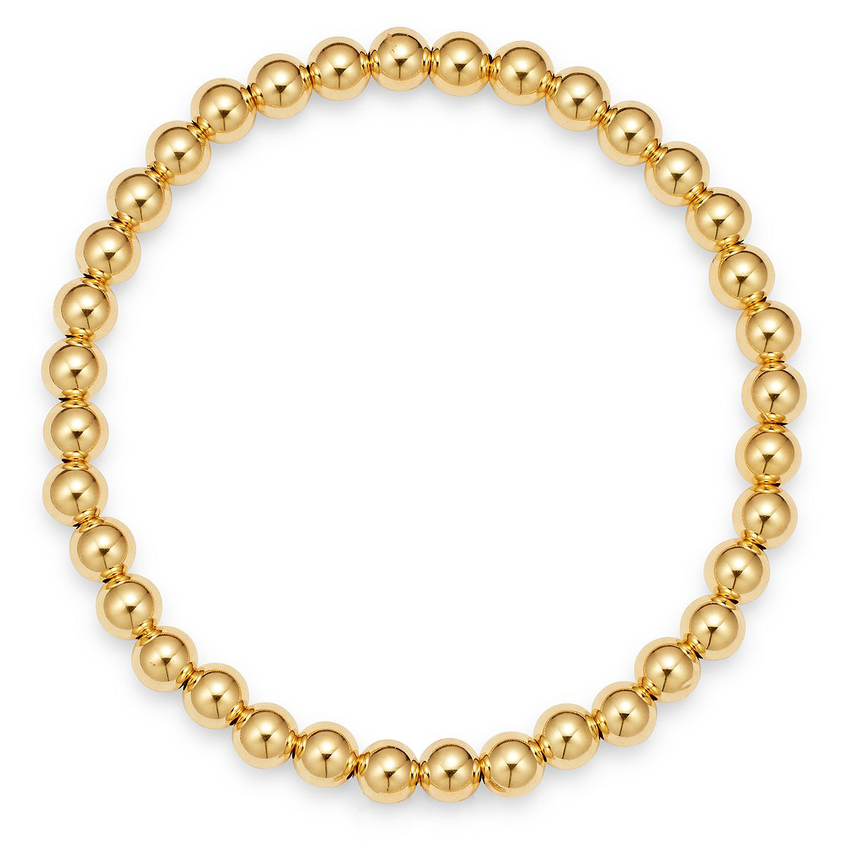 Gold Beaded Bracelet, Beaded Stackable Bracelet, Gold Beaded Stretch  Bracelet, Popular Beaded Bracelet